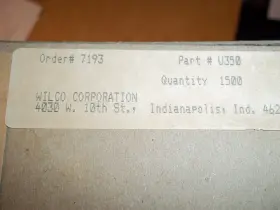 Wilco U350 35uh Inductor Choke 450ma Current Rating 100 Pieces Wilco U350 35uh Inductor Choke 450ma Current Rating 100 Pieces