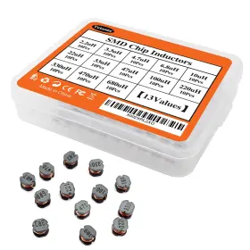 Yetaida 750081579307 130pcs 13 Values Inductor Kit 2.2uh-680uh Smd Power Inductor
