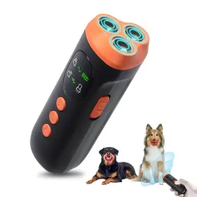 Zanthoxa Dbdd-01-b Dog Bark Deterrent Devices To Stop Barking Upgraded Anti Black