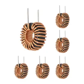 Zaplyte 649603389107 6pcs Toroid Core Inductor 47uh 10a Inductance Magnetic Coil 0.79 Inch Outer Dia