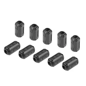Zaplyte 656320966542 10pcs 9mm Ferrite Core Ring Clip-on Rfi Emi Noise Suppression Filter Cable Clip