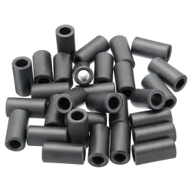 Zaplyte 718844594318 30pcs Ferrite Toroid Core 0.6 Inch Odx0.3 Idx1.1 H Rings Black